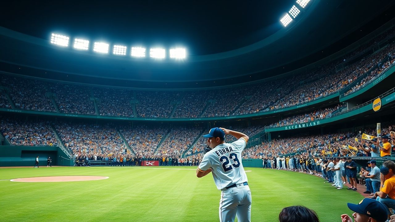 a wide landscape highly realistic and vibrant action shot of a professional baseball game taking p