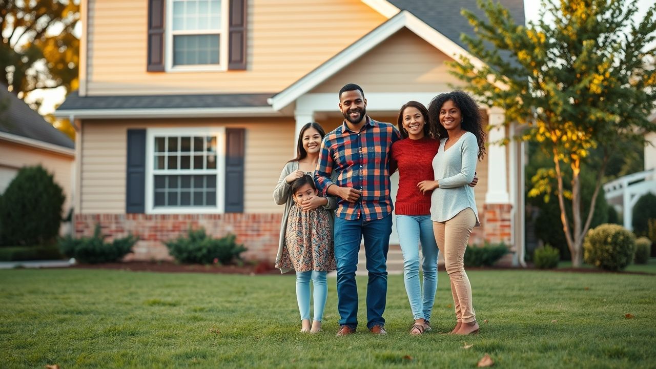 a wide realistic landscape shot capturing a diverse veteran and their family a partner and one or